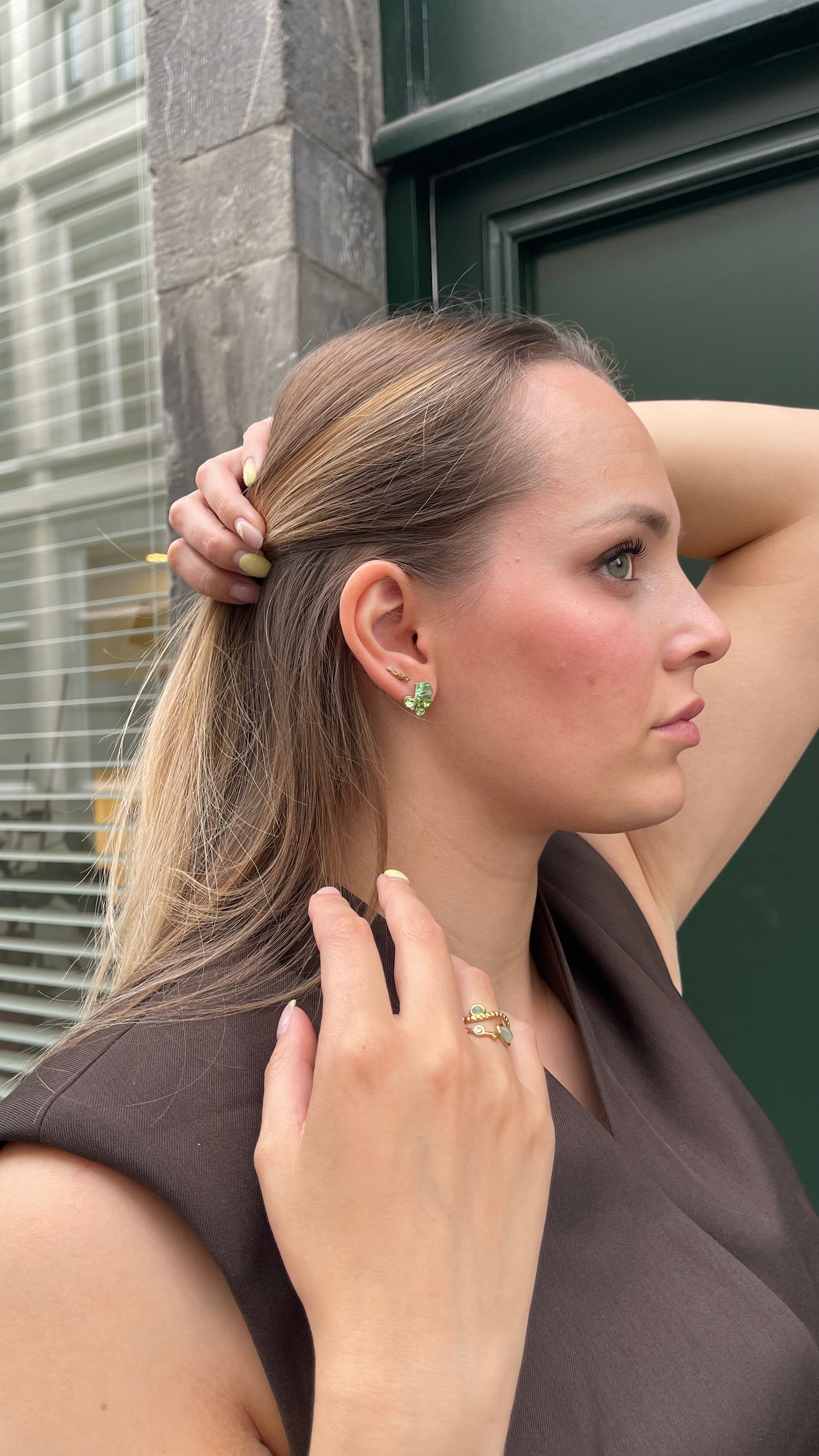 Boucle d'oreille Célestine
