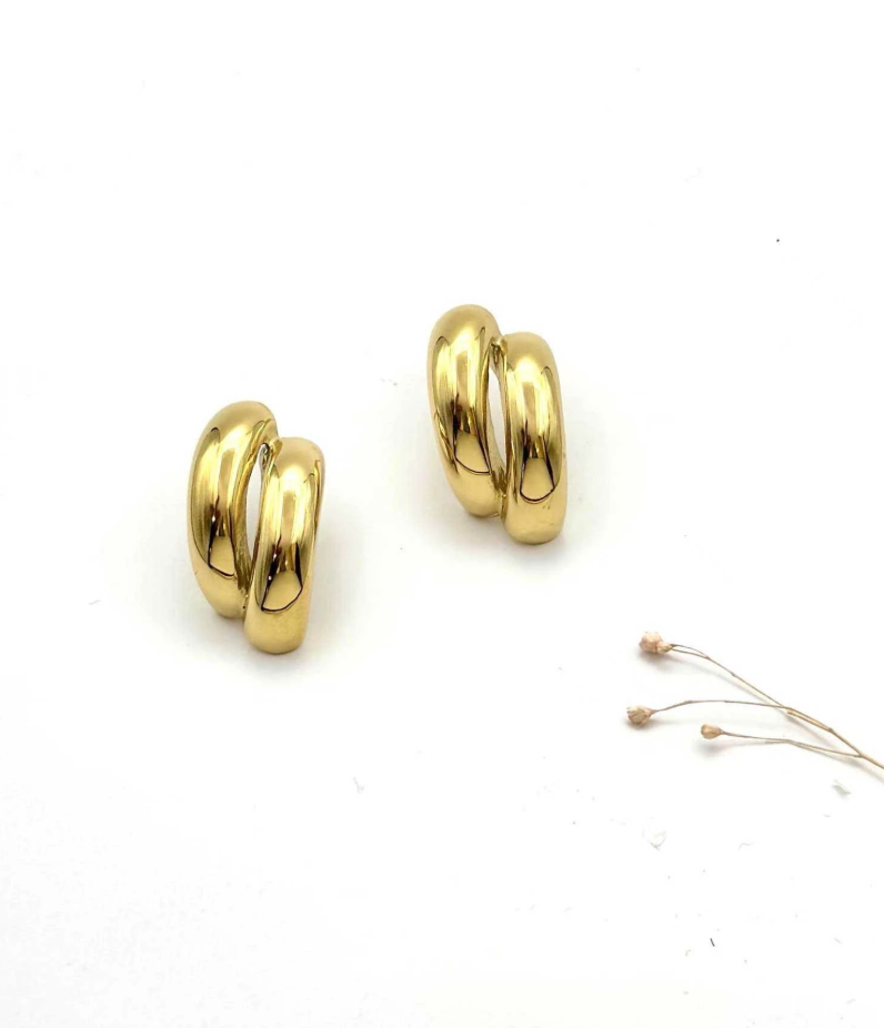 Boucle d'oreille Ambre
