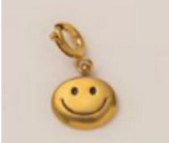 Smiley doré