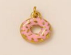Donut rose doré